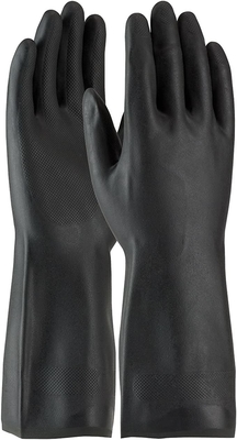 22 Mil Neoprene Chemical Gloves Flock alinhado 13 avançam as luvas de borracha da mão do neopreno