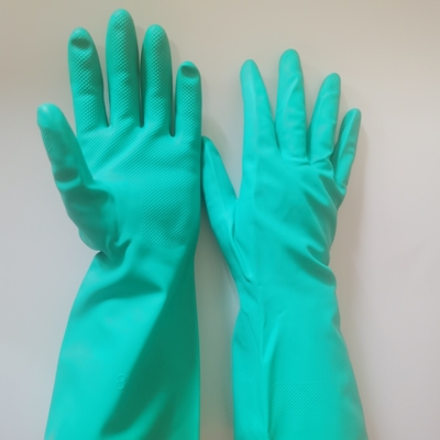 proteção química XL das luvas do nitrilo 15mil 13 polegadas de luvas resistentes solventes do nitrilo