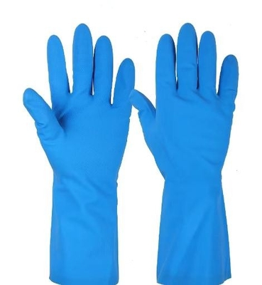 13 Mil Blue Nitrile Glove Household que limpa luvas resistentes químicas