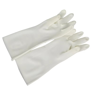 Luvas da cozinha do escapamento das luvas da lavagem da louça do nitrilo de 38CM anti para pratos de lavagem