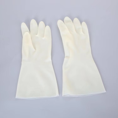 13 do nitrilo polegadas de luvas da lavagem da louça 15 luvas de Mil Unflock Lining Kitchen Cleaning