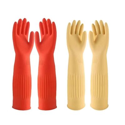 Luvas LATEX de alta flexibilidade para trabalho industrial em ambientes úmidos