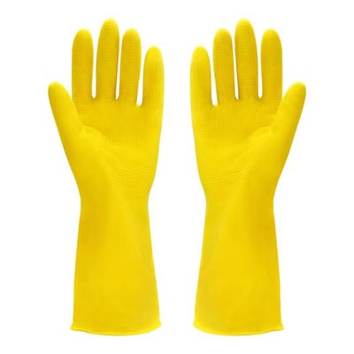 Waterproof Latex Household Glove 30 CM Length Flexible Durable Fit Suitable for Household Cleaning and Maintenance Tasks