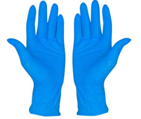 Látex descartável das luvas do exame do nitrilo do XL da resistência de fricção da luva do nitrilo do engrossamento livre