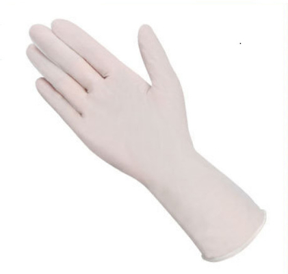 branco branco das luvas descartáveis da resistência do escapamento das luvas descartáveis 9In do nitrilo 4.5G