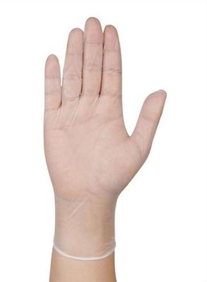 Guante de vinil descartável com excelente aderência texturizada para preparação e limpeza de alimentos médicos