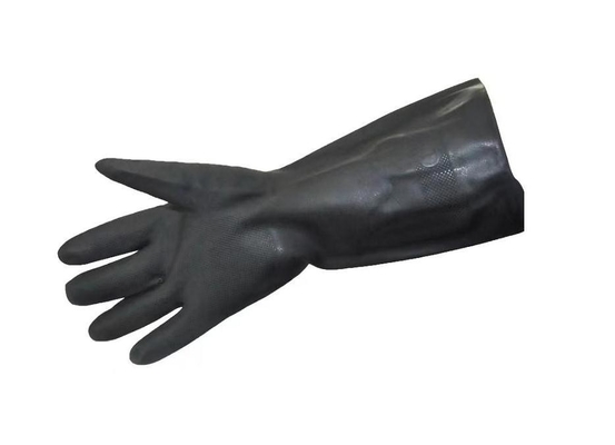 Luvas químicas Diamond Grip do neopreno da resistência solvente 330mm resistentes