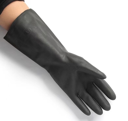As luvas químicas do neopreno resistente 13 polegadas de neopreno industrial cortaram luvas resistentes