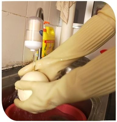 Luvas de Limpeza Tamanho P M G GG Extra Longas para Banheiro Resistentes à Água para Uso Pesado OEM Sim Adequado para Necessidades de Limpeza Comercial
