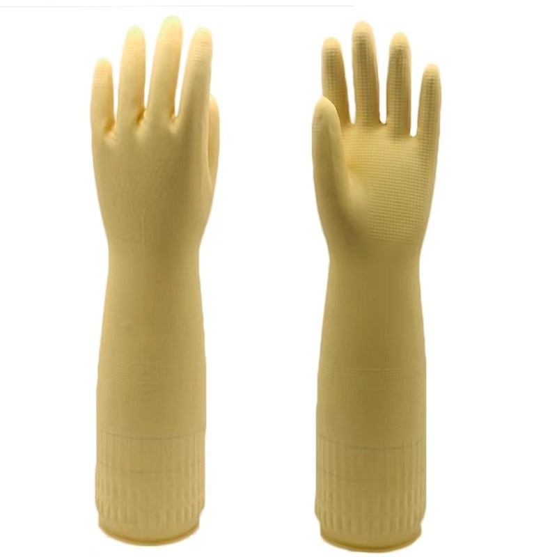 Luvas de limpeza extra longas Luvas de limpeza extra longas Luvas de limpeza resistentes a produtos químicos 380 mm